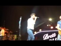 Brett Eldredge sings his new song "Fire" live at PNC Music Pavilion
