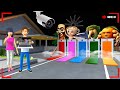 Yuta Mio Panicked CCTV Recorded The Anomaly Portal Door Sakura School Simulator