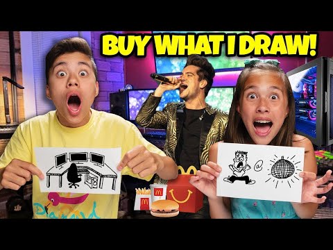 WHATEVER YOU DRAW, I'LL BUY IT CHALLENGE!!! Featuring Panic! At The Disco! Video