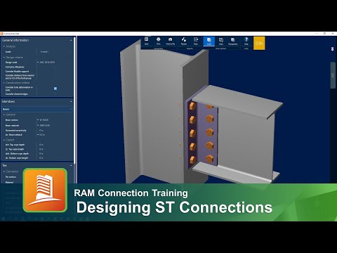 Designing Standard Tee (ST) Connections in RAM Connection