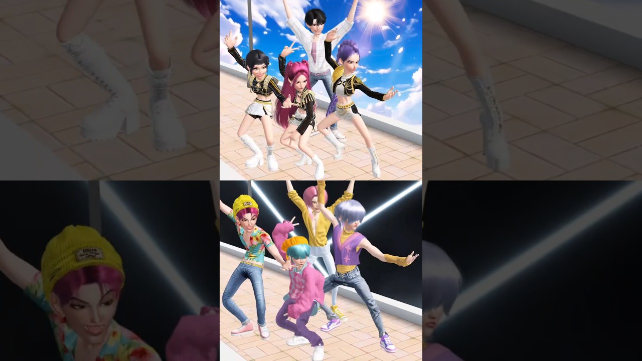 K-pop Defense 🎤 #kpop #kpopdemonhunters #netflix #roblox #memes #animation #funny