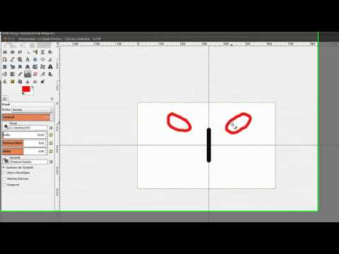 Exercise 1 - The first graphic with GIMP -- drawing stick figures