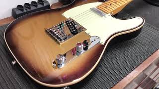 Video thumbnail for Fender American Ultra Telecaster Mocha Burst by Waltz Parts Luthieria