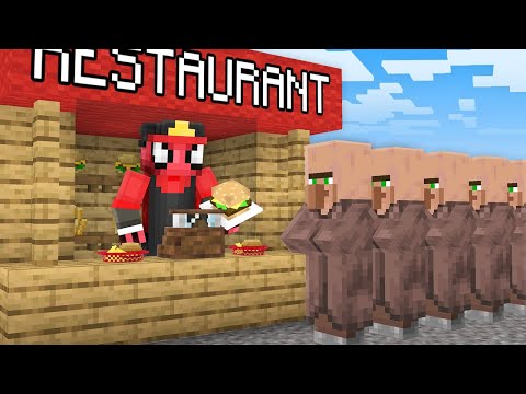 Minecraft AMA Restoran Açtım
