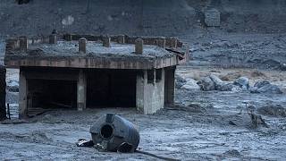 Inundación súbita en Nepal, impactantes imágenes muestran el valle de Rasuwa anegado