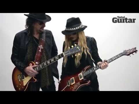 Me And My Guitar interview: Richie Sambora w/ 1959 Gibson Les Paul and Orianthi w/ PRS Custom 22
