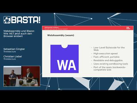 WebAssembly und Blazor: Wie .NET jetzt auch den Browser erobert | BASTA! 2018
