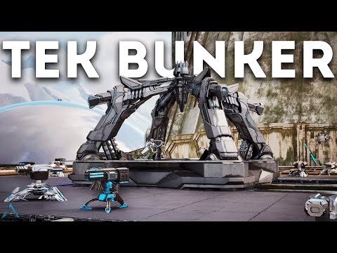 I Built The Tek Bunker SOLO In ARK ASCENDED PVP