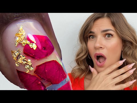 I Tried Real Rose Encapsulated Manicure 🌹MelodySusie New E-file & Gift Box