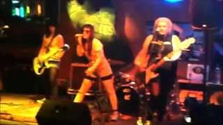 The Dee Dees live at bikersloft Groenendijk - July 2014 - all female Ramones coverband