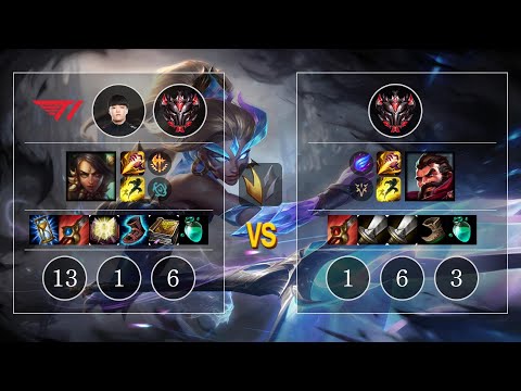 T1 Ellim Nidalee vs Graves Jungle - KR GrandMaster Patch 10.11
