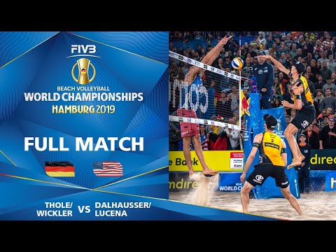 Thole/Wickler vs. Dalhausser/Lucena - Full QuarterFinal | Beach Volleyball World Champs Hamburg 2019