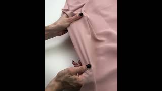 8065-45 Искусственный шёлк матовый цвет Пудровый 130 гр/м2, 150 см на YouTube
