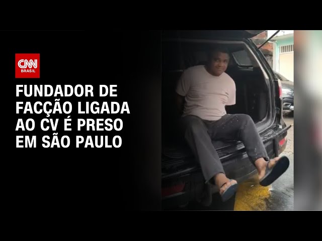 Fundador de facção ligada ao CV é preso em São Paulo após três anos foragido | CNN NOVO DIA