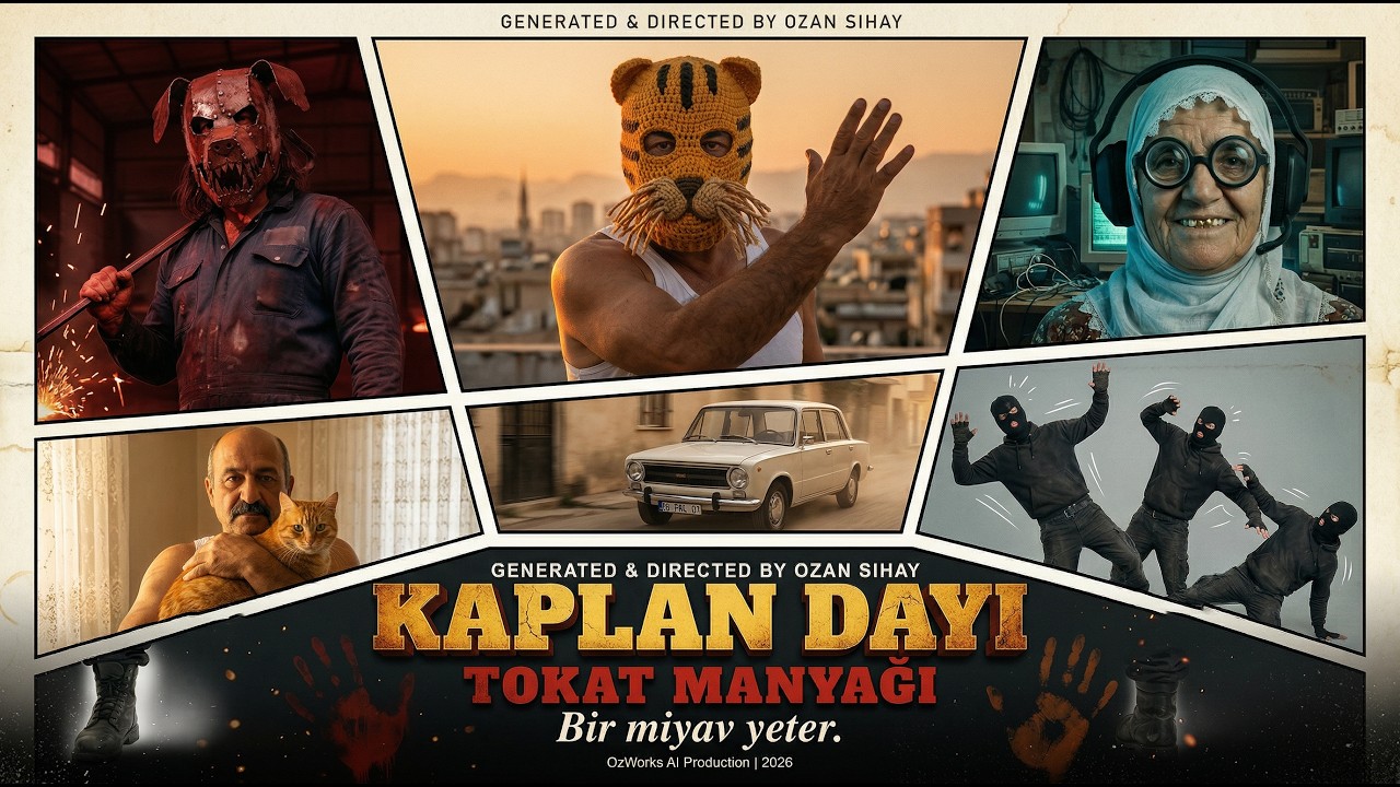 KAPLAN DAYI | Tokat Manyağı - AI Short Film (Seedance 2.0)