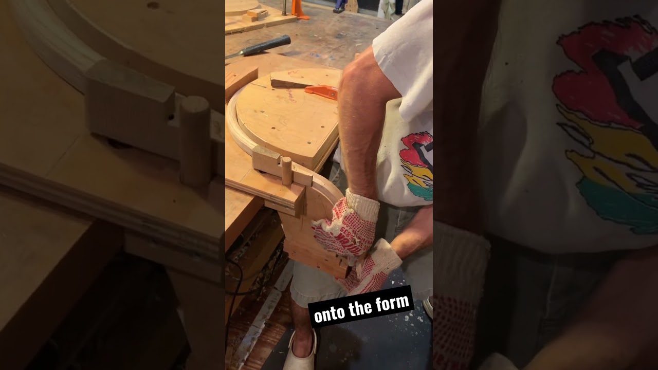 Steam bending a continuous arm bow for a Windsor chair - come make one with me! #greenwoodworking