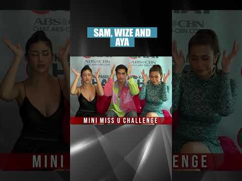 Mini Miss U Dance Challenge with Sam, Wize and Aya Kapamilya Shorts