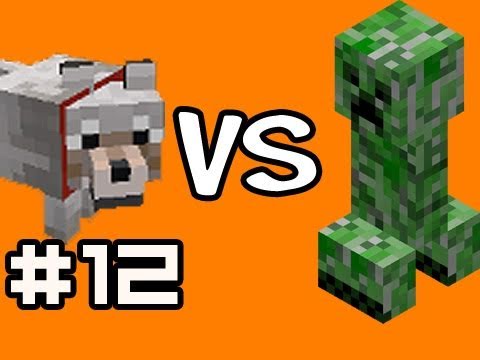 Survival Showdown: 100 Creepers vs 60 Wolves!