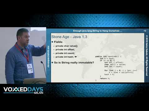 [VDM19] Enough java.lang.String to Hang Ourselves ... by Heinz Kabutz