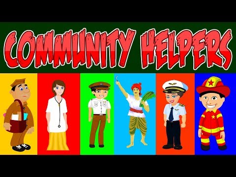 Community Helpers for Kindergarten | Occupations VIdeo | Kid2teentv Video