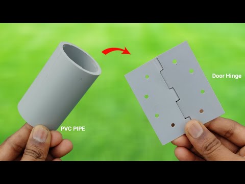 Making Door Hinge || PVC Pipe into Door hinge || handyman