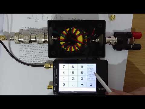 Testing a 4:1 balun using a nano VNA