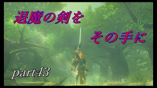 【ゼルダの伝説ブレスオブザワイルド】マスターソードを携えて【実況プレイ】part43