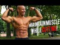3 SECRETS To Maintain MUSCLE MASS While CUTTING Swole Cut