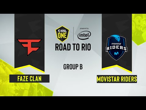 CS:GO - Movistar Riders vs. FaZe Clan [Mirage] Map 2 - ESL One: Road to Rio - Group B - EU