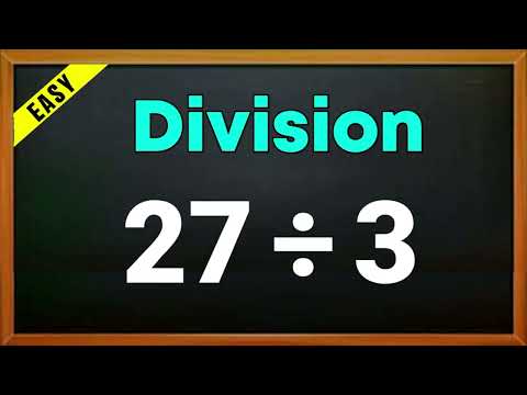27 ÷ 3 = ? | 27 divided by 3 | 27/3