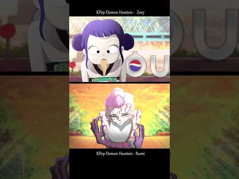 K-Pop Demon Hunters - Zoey & Rumi  #kpopdemonhunters #sajaboys#sodapop #huntrix