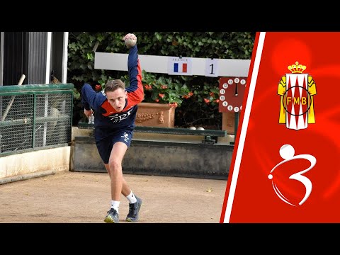 Boule Lyonnaise à Monaco : Finales des doubles U15 France vs Croatie et U23 France vs Argentine