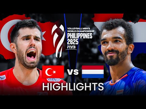 TURKIYE 🇹🇷 vs NETHERLANDS 🇳🇱 | Highlights | Men's Volleyball World Championship 2025