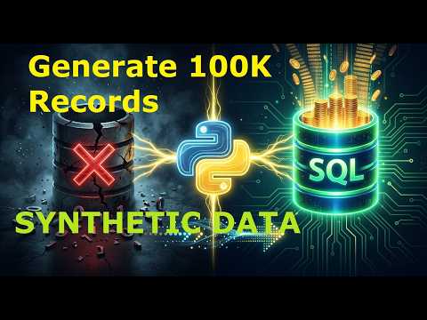 Synthetic Data Generation Using Python Connect Store Data In Sql Database