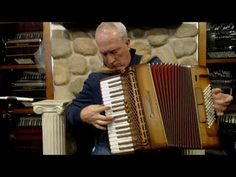 3598 - Certified Pre-Owned Shaded Wood Serenellini 343 Piano Accordion 34 72 $2999