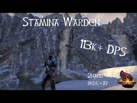 ESO Stamina Warden 113k+ DPS | Blackwood DLC