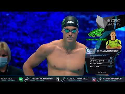 ISL 2020. And Vladimir Morozov wins again - 100 m Individual Medley swimming