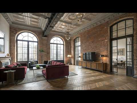 Im Inneren eines Pariser Lofts, wo industrieller Chic auf zeitlose französische Eleganz trifft