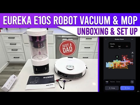 Eureka E10s Self Emptying Robot Vacuum & Mop UNBOXING How to Setup & Review