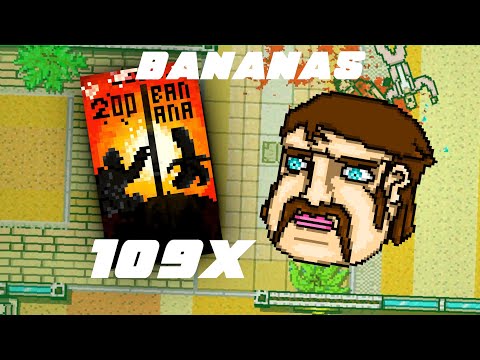 Bananas - 109x Combo, All Guns Disarmed - A Hotline Miami 2 Level Editor Single Level