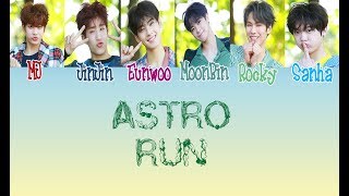 ASTRO (아스트로) - Run Colour Code Lyrics (Han - Rom - Eng)