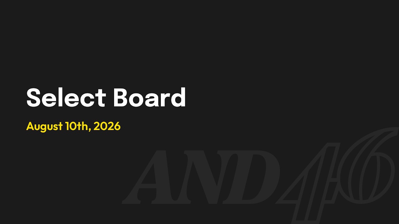 Select Board Meeting