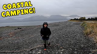 Cold Weather Camping in Seward, Exploring a Hidden Alaska Beach & Grocery Haul!