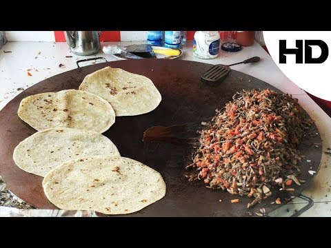 اكلات الشوارع حول العالم - كبدة بالطريقة التركية - Street food by Turkish way