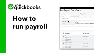How to run payroll in QuickBooks Online
