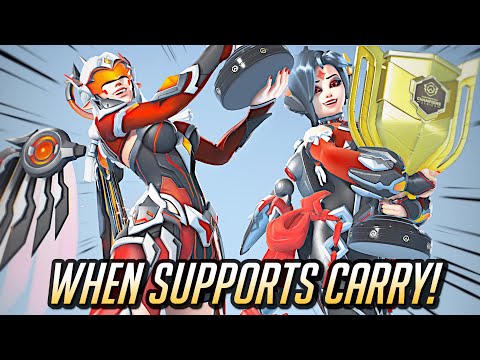 When The Supports Carry The Match 🧡 - Overwatch 2