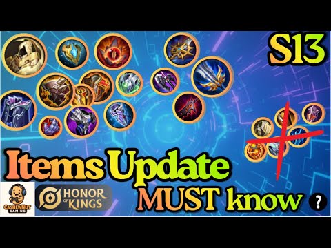 HOK S13 Items Update DETAIL Explained🛡️ Most of the heroes affected | Honors of kings