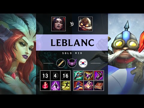 LeBlanc Mid vs Corki - KR Master Patch 25.11