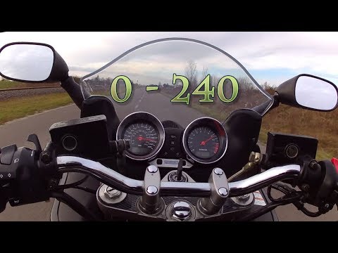 Suzuki Bandit 1200 acceleration 0 - 240