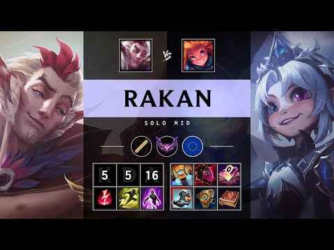 Rakan Mid vs Zoe - EUW Master Patch 25.21